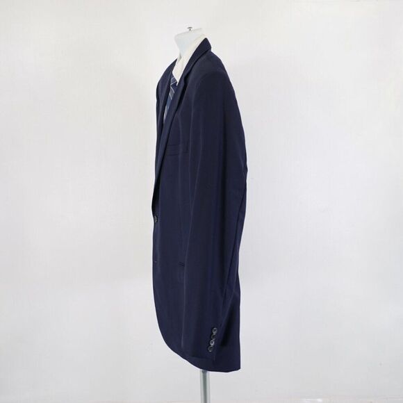 Jos A Bank Signature Gold Wool Blue Herringbone 44L / Slim 46L Blazer 2 Button - Picture 5 of 13